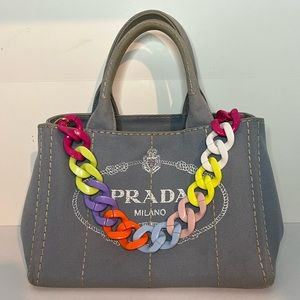 Authentic Prada Denim Tote